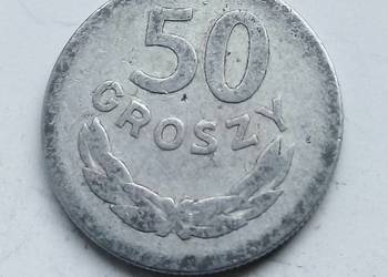 POLSKA-50 GROSZY-1949 r-AL-bz