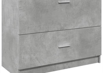 Szafka pod umywalkę szarość betonu 78x37x59 cm WM-848118