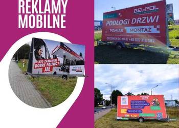 bilbordy, przyczepki, REKLAMA