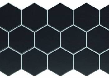 Gres Hex czarny 26,5 x 51 cm 0,95 m2 HC