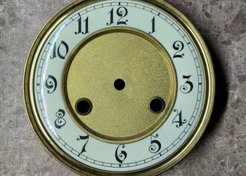 T166 Tarcza starego zegara ściennego beżowa 14,5cm 56,5/32