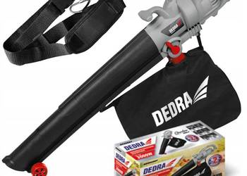 ELEKTRYCZNA DMUCHAWA ODKURZACZ DO LIŚCI DEDRA model DED8687 3000W