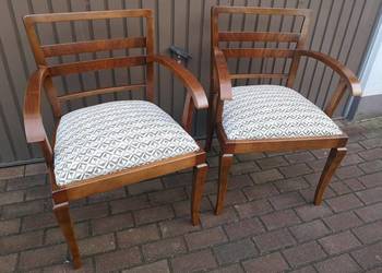 Stary Fotel Krzesło ART-DECO Gabinetowy Antyk Po Renowacji.