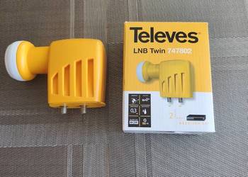 Konwerter satelitarny -Televes Twin LNB747802