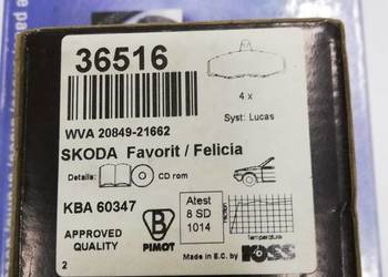 Klocki hamulcowe - kpl. ABS. 36516