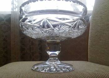 Owocarka patera kryształowa