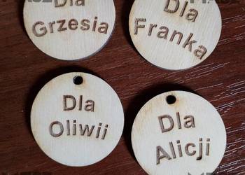 Bilecik, adresówka, zawieszka na prezent, karteczka kwiaty #MiszMówiszMasz