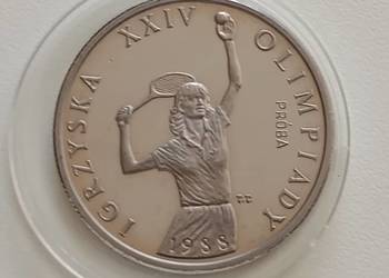 Moneta 200 zł 1987r. XXIV Igrzyska olimpijskie. Próba mennic Moneta 200 zł 1987r. XXIV Igrzyska olimpijskie. Próba mennic