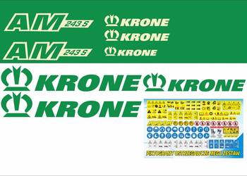 NAKLEJKI KRONE AM 243S ZAMIENNIKI MOCNE