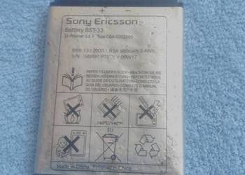 sony ericsson bst-33 bateria bst 33 akumulatorek