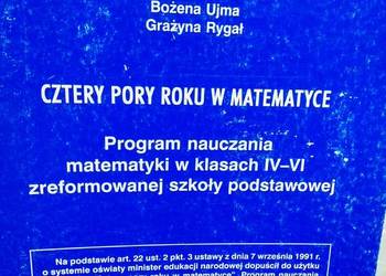 Cztery pory roku w matematyce antykwariat szkolny