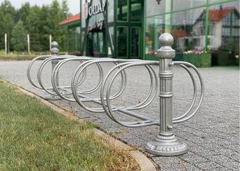 Stalowo Żeliwny  stojak na  rowerowy 10-stanowisk PRODUCENT