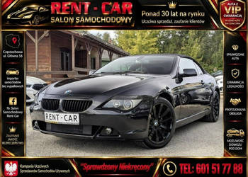 BMW 630 3.0i*258PS*Cabrio*ZAREJESTROWANY*Bezwypadkowy*Skóra*VIP GWARANCJA …