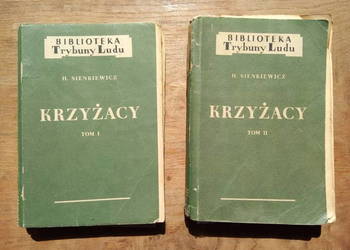 ,,Krzyżacy" - 2 tomy książek z 1951r. Henryk Sienkiewicz