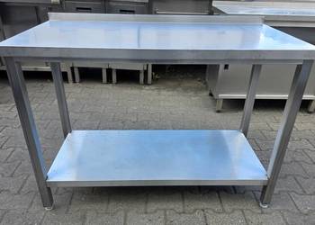 Stół Gastronomiczny z Półką - 120/60/85 cm - M.1059 N