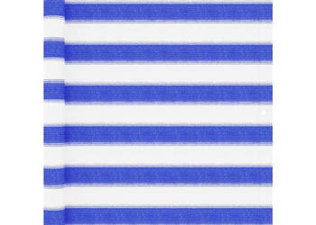 Parawan balkonowy niebiesko-biały 90x500 cm HDPE WM-310890