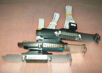 GNIAZDO ZŁĄCZE PORT RS-232 COM 25PIN DB25M NA ŚLEDZIU - NOWE