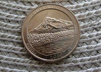 USA 25 Cent 2010r - D - Parki USA - MOUNT HOOD