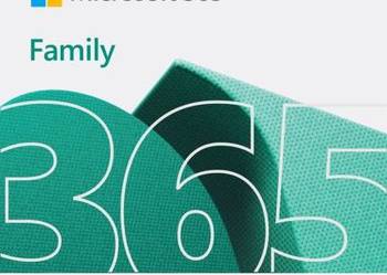 Microsoft 365 Family BOX 12 miesięcy / 1 rok PL/EU