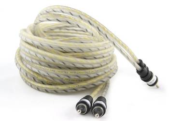 Przewód (kabel) sygnałowy RCA , długość 0,5m PRO-21C Car Au