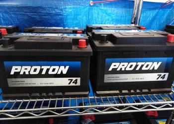 Akumulator PROTON 74Ah 620A EN DOWÓZ TRÓJMIASTO 696X737X599