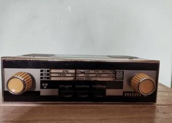 Stare radio samochodowe ZRK Mini 2 z lat 70 tych