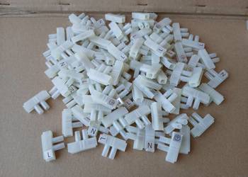 Złączka elektryczna 1-torowa kostka listwa zaciskowa 2,5mm2 ( 100 sztuk )