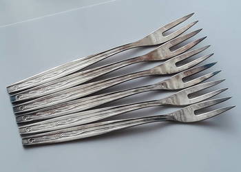 Posrebrzane widelce serwingowe / do serwowania, ARES / EROS, Hefra