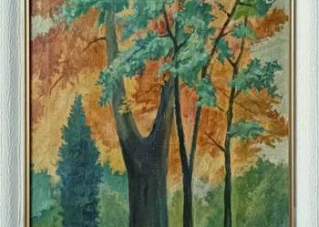 Obraz olejny Jesienny dąb