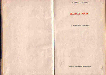 (4628) PŁONĄCE PIASKI – Z NOTATNIKA  ŻOŁNIERZA – ROMAN JASIŃSKI