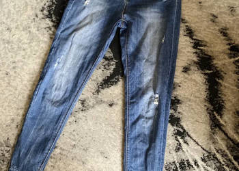 Jeansy Stradivarius regular high waist wysoki stan rurki