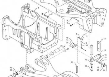 New Holland T6090 T6070 Sworzeń 60.26mm od x 222mm l 87681720