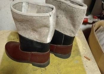 Buty zimowe filcowe skurofilce PRL