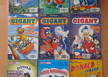 Kaczor Donald GIGANT komiksy 9 sztuk Kaczor Donald GIGANT komiksy 9 sztuk