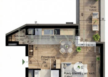 Kompaktowe mieszkanie 1-pokojowe 29,51 m Czyżyny