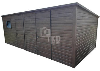 Domek Ogrodowy - Schowek - 6x3 - okno PCV - 2x drzwi TKD79