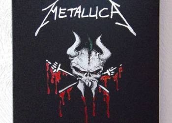 Metallica Rzezbiony obraz w blasze - Grawerka Rękodzieło