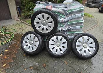 Koła Felgi 5x112 205/55 r16 Audi VW Continental Semperit Zimowe