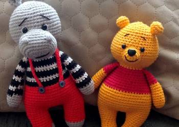 Maskotki wykonane na szydełku