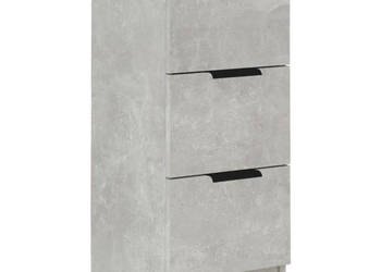 Szafka szarość betonu 30x30x70 cm materiał drewnopochodny WM-811159