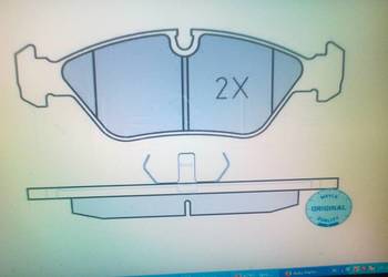 KLOCKI HAMULCOWE BMW E30  316  83-90 1.6+1.8+2.0+2.5+2.5D