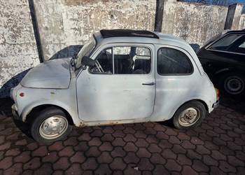 Fiat 500 - kompletny, mały licznik