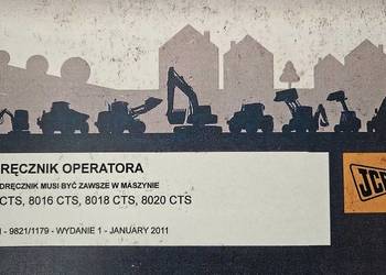 Instrukcja obsługi DTR JCB 8014 CTS JCB 8016 CTS 8018 JCB 8020 j.polski