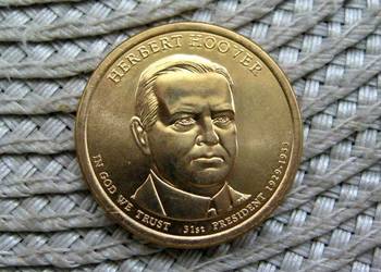 USA 1 Dolar 2014r - D - Herbert Hoover - Prezydenci