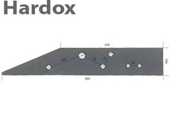 Płoza krótka HARDOX 92230/P części do pługa OVERUM