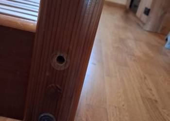 Łozko drewniane sosnowe