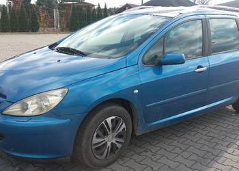 Peugeot 307 sw 2.0 B+G HAK długo opłaty Klima Panorama Grzane Krzesła