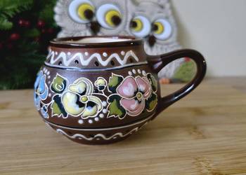 Kubek ceramiczny ekskluzywny, ręcznie malowany (260 ml)