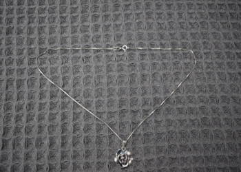 Łańcuszek Srebrny z Zawieszką Dł.44 cm*Próba 835*Olsztyn*Wysyłka