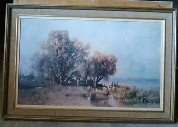 Wykopki garażowe strychowe Obrazy-repliki PRL Dużę